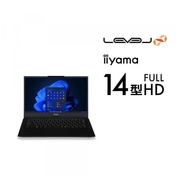 【セール期間 ポイントアップ】【短納期】iiyama PC ゲーミングノートPC LEVEL-14FH057-i7-UXRX-D-M [14型フルHD/Core i7-1165G7/16GB/1TB M.2 SSD/Windows 10][BTO]