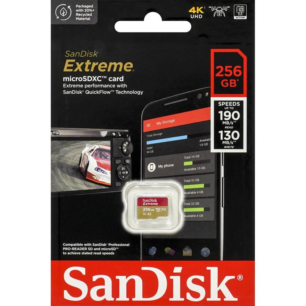 SanDisk SDSQXAV-256G-GN6MN SanDisk Extreme microSDXCメモリカード