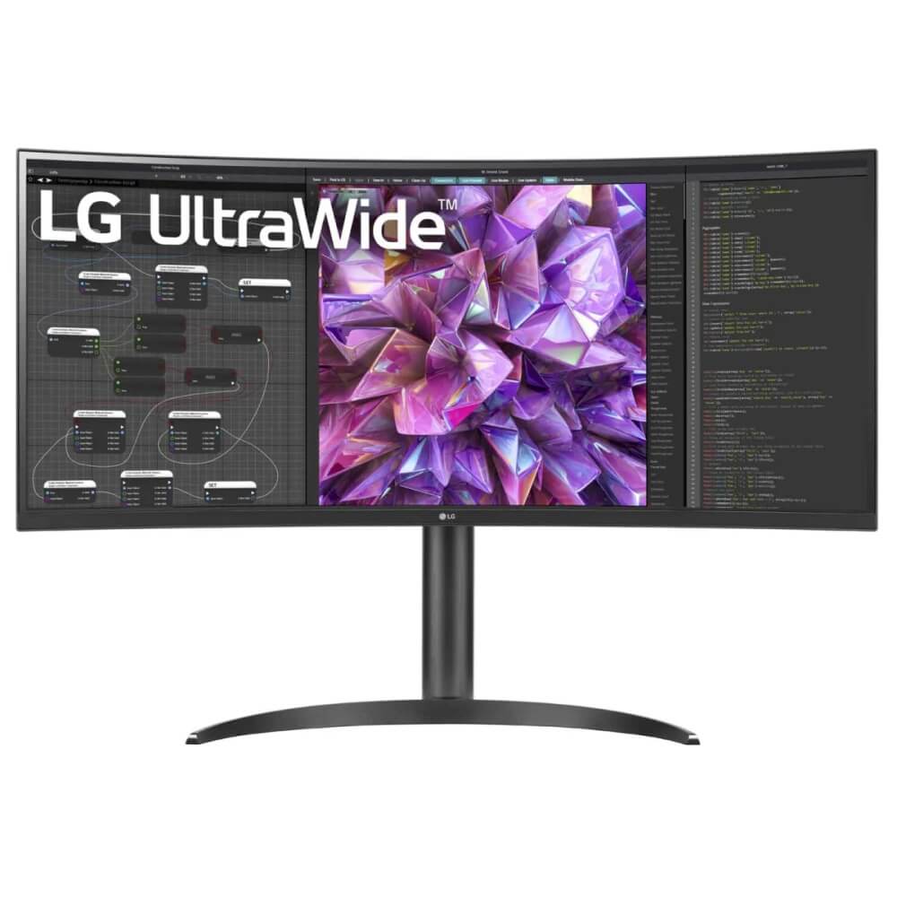 LG 34WQ75C-B 34型 IPS ノングレア(非光沢) UWQHD(3440×1440) 約10.7億色 60Hz 湾曲液晶モニター