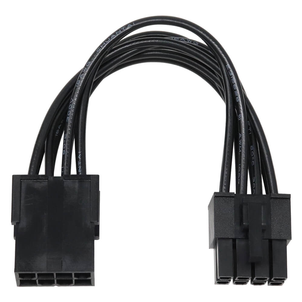 アイネックス PX-013A EPS12V用電源延長ケーブル 10cm ブラック