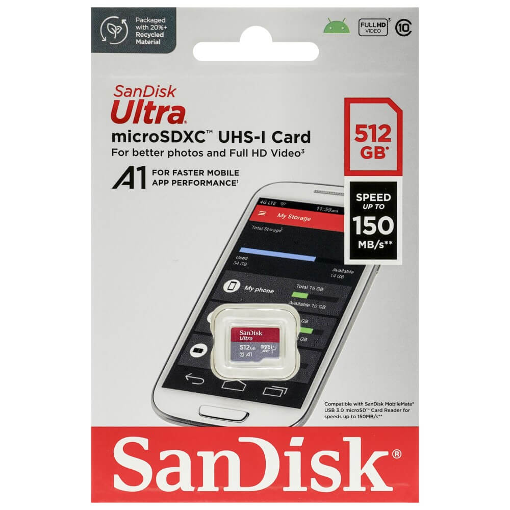 ULTRAシリーズ microSDXC 512GB A1 U1 class10 R=150MB/s 英語パッケージULTRAシリーズ microSDXC 512GB A1 U1 class10 R=150MB/s 英語パッケージSDSQUAC-512G-GN6MN種類microSDXCメモリカード容量512GB最新情報につきましてはメーカーHPにてご確認くださいませ。◆◆ご注文前に必ずご確認ください◆◆・製品デザイン及び付属品・色・仕様等は予告なく変更される場合があります。(例:チップ配列含む基盤デザイン、色合い、マニュアルDL化など)・ご注文時や出荷時に仕様の指定はお承り致しておりません。(例:チップ構成やBIOSのリビジョンなど)・仕様変更に伴う交換、ご返品につきましてはお受けできません・万が一初期不良が発生した場合は交換・返品等の対応をさせていただきます。 対応保証期間が過ぎた場合は原則、有償修理扱いとなりますのでご注意下さい。・対応機種間違いなどの返品・交換には一切応じられません。予めよくご確認の上お求めください。・メーカー製/ブランドPCへの取付けに関しましては弊社にて動作保証が出来ませんので自己責任にてお取り付けください。・製品特性上、随時仕様詳細が変更する場合もございます。最新情報はメーカーサイトを必ずご確認下さい。・同一商品多数ご要望の方はご注文前に予めご連絡頂きますようお願いいたします。・商品開封後の返品はご遠慮頂いておりますので予めご了承くださいませ。・ご予約・お取寄せ商品等は入荷後随時配送となりますので、着日指定はご遠慮下さい。