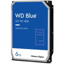 Western Digital WD60EZAX デスクトップ向け 3.5インチ 内蔵HDD 6TB 5400 rpm 256MBキャッシュ SATA WD60EZAX