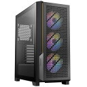 Antec P20C ARGB ARGB搭載PWMファン3個 強化ガラス搭載のE-ATX対応ミドルタワーケース ブラック