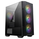 MSI MAG FORGE M100R (パソコン工房限定モデル) 4つの120mm ARGBファンとARGBコントロールボードを搭載 ミニタワーケース ブラッ...