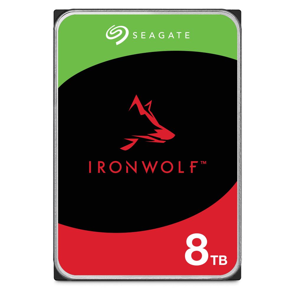 SEAGATE ST8000VN002 8TB SATA600 5400 NAS向け Seagate IronWolf 3.5インチ 8TB 内蔵HDD SATA 6Gb/s 256MB 5400rpm