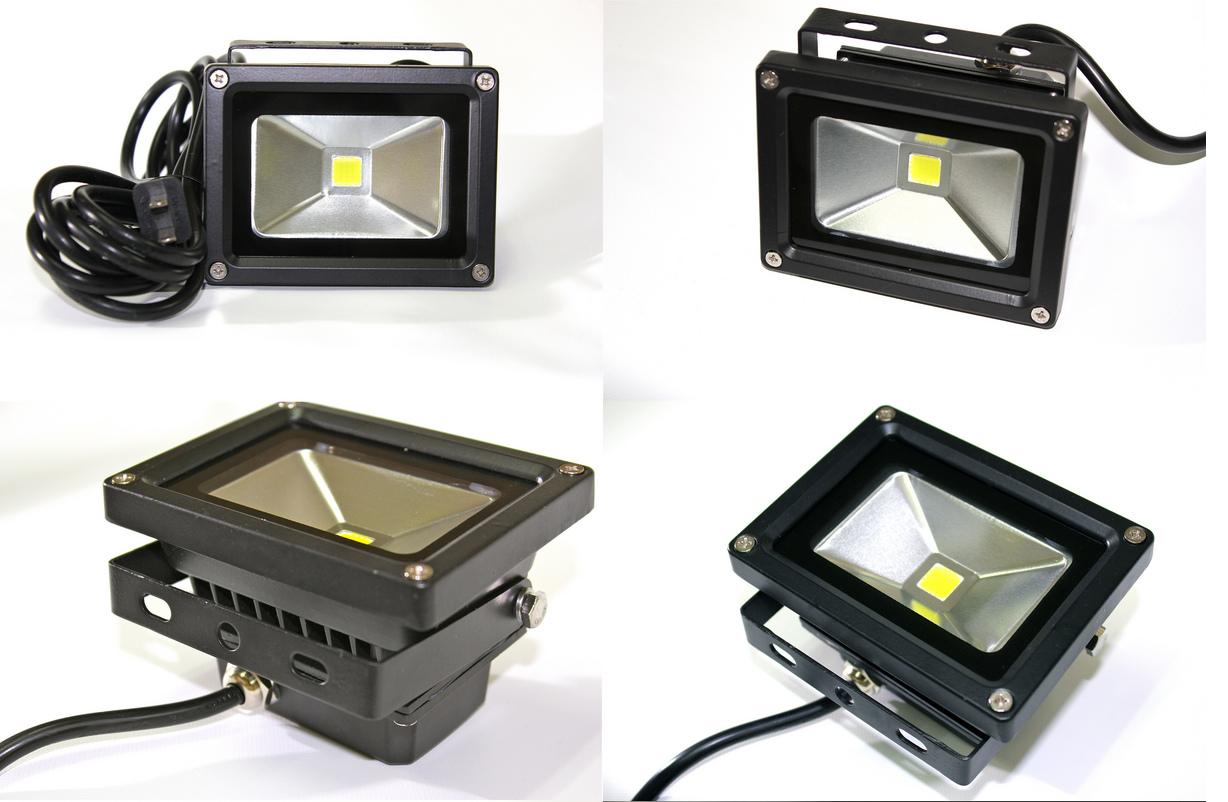 【新品】【LED】省エネLED投光器10W　軽量・コンパクト・防水・作業・非常灯・作業灯・集魚灯等など