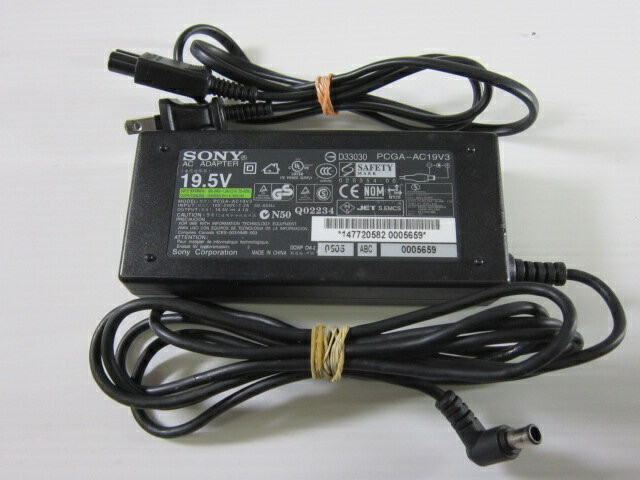 即納♪美品☆SONY Vaio PCG-F PCG-FX PCG-GR 互換 対応 ACアダプタ PCGA-AC19V3 19.5V 4.1A ソニー sony 純正 中古 アダプター 電源ケーブル モニター ケーブル モニター電源ケーブル アダプター 中古ACアダプタ ac電源 電源アダプター モニター用 acアダプター 電源 互換