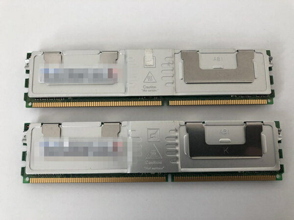 送料無料★中古ワークステーション・サーバー用メモリDDR2 FB-DIMM PC2-5300F 2G*2枚計4GB A2/F667-E2GX2互換/Dell PrecisionサーバWorkStation T7400 T5400 R5400 490 690 X5365 DELL PowerEdg…