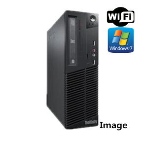 中古パソコンセット　デスクトップ　Windows 7【無線付属】【Windows 7搭載】【Office2013】Lenovo M71e 3157-AU4 Core i3 2120 3.3G/3G/250GB/DVD-ROM【中古】【中古パソコン】【安心保証】 【送料無料】【中古PC】