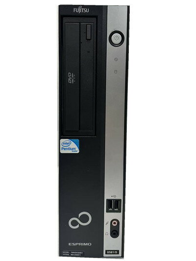 FUJITSU - 中古パソコン デスクトップ 中古pc (Windows 7 Pro 32bit) 富士通 ESPRIMO Dシリーズ Pentium～/メモリ4G/新品SSD120GB/DVD-ROM/ パソコン 中古pc pc windows7【送料無料】パラレルポート付き！希少OS搭載！中古デスクトップパソコン デスクトップpc