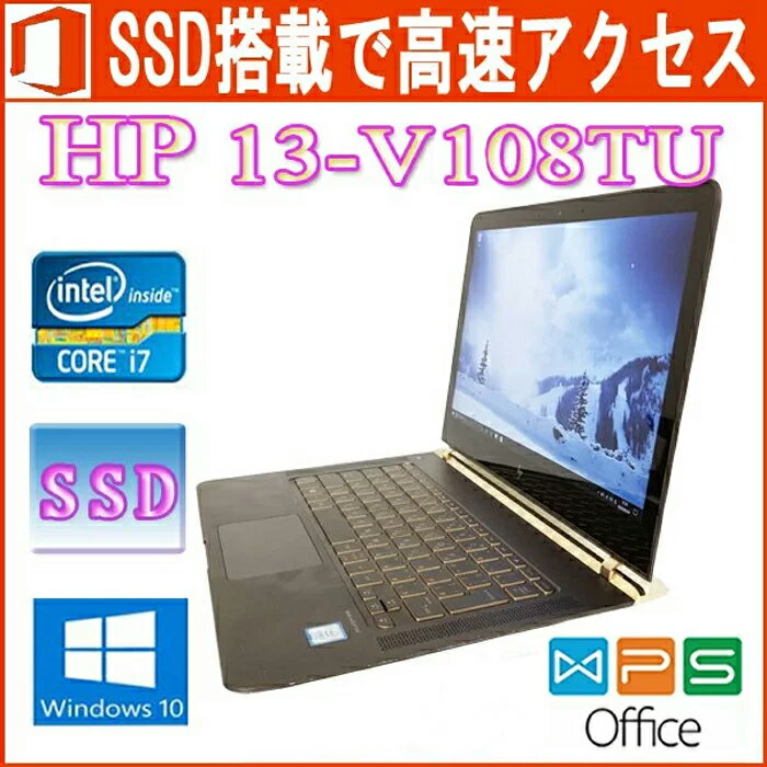 HP Spectre 13-v108TU Windows 11 KOffice 7Core i7 7500U 2.7GHz 8GB 512GB(SSD) 13.3^FHD USB Type-C WebJ Ãm[gp\R ݑ [g 