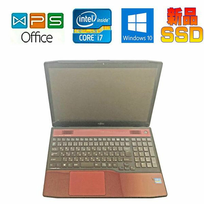 xm FMV LIFEBOOK AH77/J FMVA77JRKS Win 10 KOffice/Core i7-3632QM 2.2GHz 8GB SSD128GB Blue-Ray/10L[/WebJ ZOOMΉ ݑ [g Ãm[gp\R 