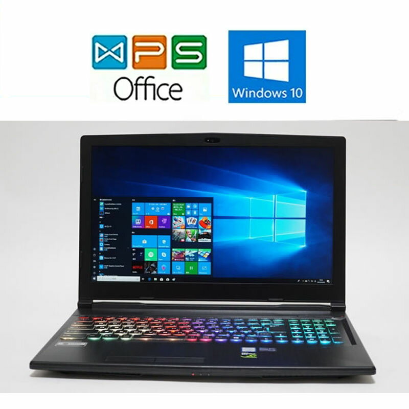 ドスパラ GALLERIA GCR1660TGF 正規版Office CI7(9750H)-2.6GHZ/16GB/SSD 512GB/VGA:GTX1660TI 在宅 リモート 中古ノートパソコン 送料無料