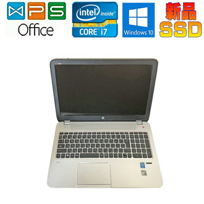 HP ENVY 15-J131TX (SL) Windows 10 正規版Office Core i7 4702MQ 2.2GHz 8GB 256GB(SSD)1TB(HDD) 15.6型FHD 10キー Webカメラ 在宅 テレワーク リモート zoom 中古ノートパソコン 送料無料