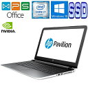 HP Pavilion 15-ab537tx Windows 11 正規版Office Core i7 6500U 2.5GHz/GeForce/16GB/1TB(HDD)/15.6型FHD/sマルチBlue-ray/10キー/Webカメラ 中古ノートパソコン 在宅 リモート テレワーク 送料無料