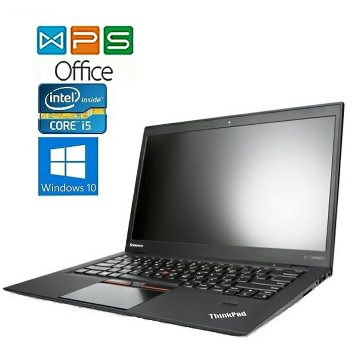 LENOVO ThinkPad X1 Carbon 34442lj 正規版Office Core i7-3667U 1.8GHz 8GB SSD240GB bluetooth Webカメラ 14インチタッチパネル USB 3.0 ZOOM対応 在宅 リモート 中古ノートパソコン 送料無料