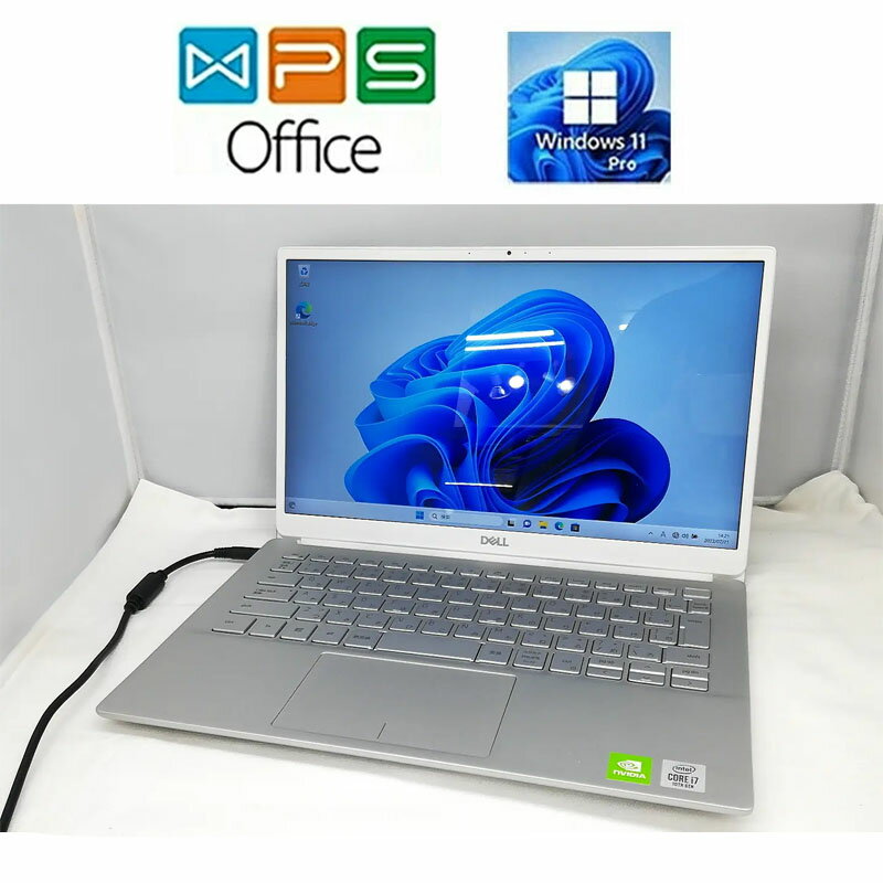 DELL Inspiron 7391 Windows 11 pro KOffice Core i7 10510U 1.8GHz 8GB 512GB(SSD) 13.3^ tHD WebJ Ãm[gp\R 