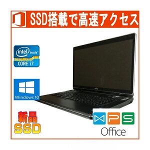 ٻ LIFEBOOK NH77/DD FMVN77DD Win 10 Office/Core i7 2630QM 2GHz/8GB/SSD128GB/10/17.3/Web/ZOOMб  ⡼ ťΡȥѥ ̵