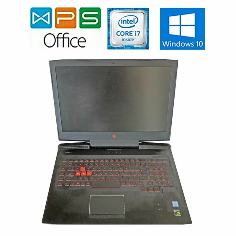 OMEN by HP 17-AN012TX Office Core i7 7700HQ 2.8GHz GTX1070 16GB 512GB(SSD)1TB(HDD) 17.3FHD 10 Web  ⡼ ƥ ťΡȥѥ ̵