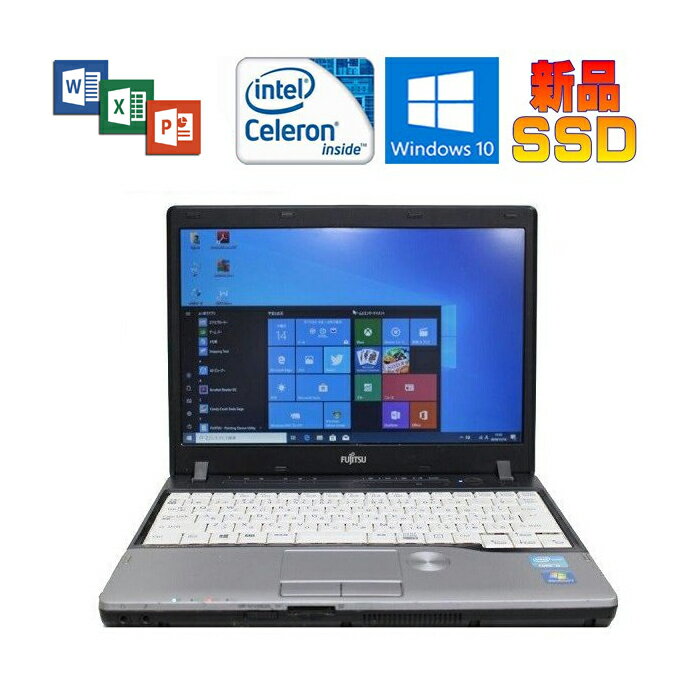 xm LIFEBOOK P772/G Windows10 Celeron CPU 1007U 1.50GHz KOffice [4GB SSD128GB 12.1C` DVDhCu LAN Ãm[gp\R