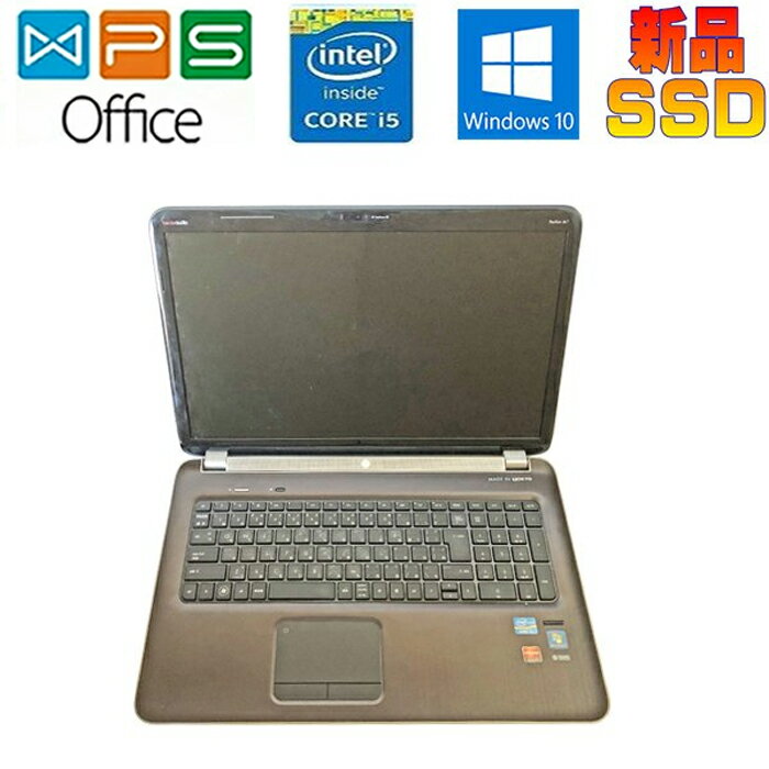 HP Pavilion dv7-61 17.3C` Windows 10 KOffice Core i5 2410M 2.3GHz 8GB 128GB SSD S}` 17.3^HD Ãm[gp\R ݑΖ [g e[N 