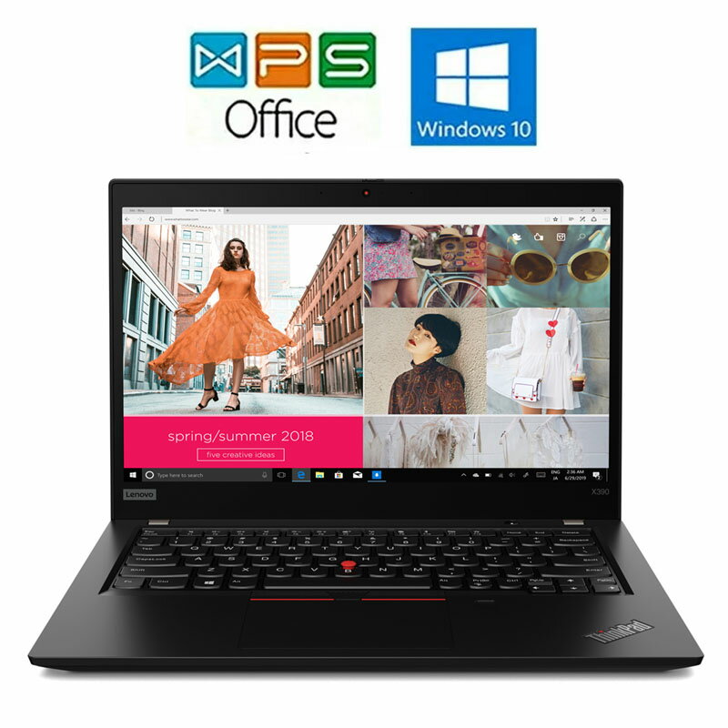 Lenovo ThinkPad X390 20Q00001JP Core i7 8565U 1.8GHz 16GB 512GB SSD 13.3型FHD/Windows10 正規版Office ZOOM対応 在宅 リモート 中古ノートパソコン 送料無料のサムネイル