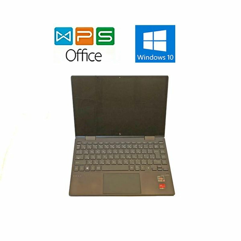 ノートパソコン HP ENVY X360 13-AY0050AU Ryzen7 4700U 2GHz 16GB 512GB SSD 13.3型FHD タッチ Webカメラ 正規版Office 2019 中古パソコン 在宅 テレワーク リモート 送料無料