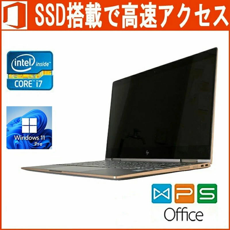 HP Spectre x360 13-ae014TU Windows 11 Office i7-8550U 1.80GHz 16GB SSD1024GB 13.3 FHD2in1 Web ťΡȥѥ ̳ ⡼ȥ ̵