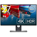 DELL U2718Q 27インチ 超広視野角&フレームレス 4K/IPS UHD 3840x2160 非光沢 HDR10対応 DP,mDPx2,HDMI 回転/高さ調整 3ヶ月保証付き送料無料