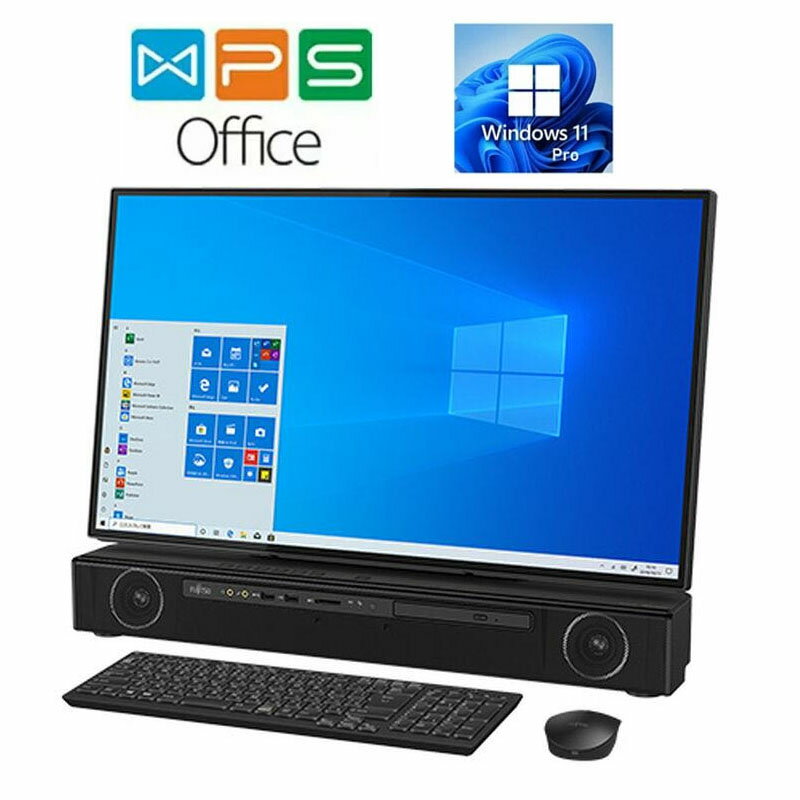 xm FMV ESPRIMO FHV[Y WF2/D2 KOffice Core i7-9750H 2.6GHz 8GB SSD256GB+HDD3TB 27^Ch WebJ Ãp\R 90ۏ 