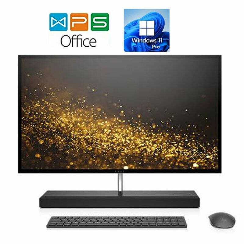 HP ENVY All-in-One 27-b273jp Windows11 27インチ タッチ 正規版Office UHD 4Kディスプレイ Core i7-8700T メモリ16GB SSD 256GB HDD 2.0TB 無線LAN Webカメラ 中古デスクトップパソコン 送料無料