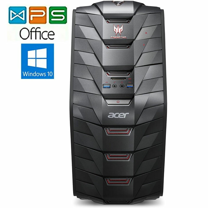 Acer Q[~OfXNgbv Predator G3 G3-710-H58G/G KOffice (Core i5-7400/16GB/128GB SSD+1TB HDD/DVD}R/RW hCu/Windows10) ÃfXNgbvp\R 