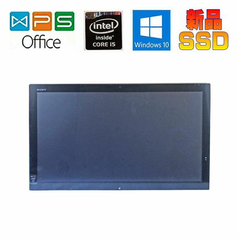 SONY VAIO Tap SVT21228EJB All-in-One Office搭載 Ci5(4200U)1.8GHz 16GB SSD128GB 21.5インチ ADPモデル タッチ対応 Webカメラ 中古パソコンZOOM対応 在宅 リモート 送料無料 1