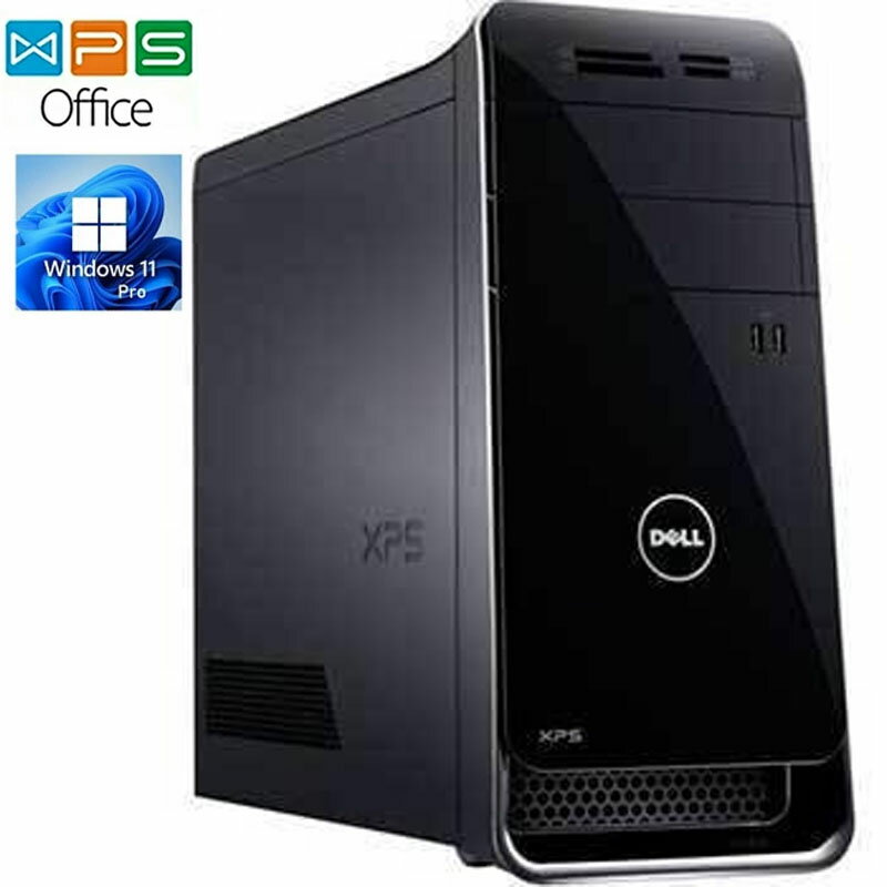 デスクトップパソコン Dell XPS8300 正規版Office Windows11 Core i7-2600 3.40GHz 16GB SSD128GB HDD1TB GeForce DVDドライブ 中古パソコン