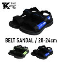 【期間限定1000円】TK サンダル キッズ ベルトサンダル ベルクロ ジュニア 男の子 20cm 22cm 24cm 子供 靴 ベルクロサンダル EVA EV...