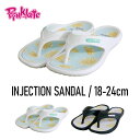 【期間限定1000円】ピンクラテ サンダル キッズ ジュニア 女の子 18cm 20cm 22cm 24cm ビーチ ビーチサンダル 浴衣 甚平 子供 靴 EV...