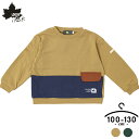【期間限定1000円】ロゴス トレーナー キッズ 男の子 女の子 100cm 110cm 120cm 130cm シンプル トレーナー ベージュ グリーン 子供...