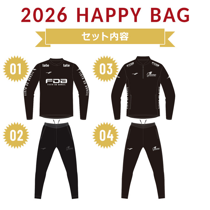 【予約】福袋 2026 FINTA フィンタ メンズ 4点セット 福袋 2026年 M L O XO 春秋冬 大人用 おしゃれ 長袖 ジャージ 上下セット ウォームアップ スポーツウェア セットアップ トップス パンツ サッカー フットサル 新春福袋