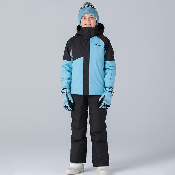 【冬物】フェニックス スキーウェア キッズ Phenix 男の子 女の子 ジュニア 140cm 150cm 160cm 防水 耐水圧 10000mm Phenix スキー スノーボード 雪遊び 冬 小学校 子供 ウィンター スノーウェア ブランド 上下セット 2