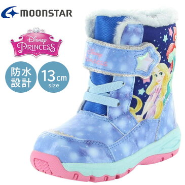 ディズニープリンセス ウィンターブーツ シューズ ベビー キッズ 女の子 13cm 14cm 15cm 16cm 17cm 18cm 冬靴 スノーシューズ 子供用 女児 1歳 2歳 3歳 4歳 5歳 6歳 ラプンツェル アリエル ベル 白雪姫 シンデレラ