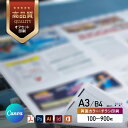【 Canva 対応★ネット印刷だから安心&簡単】 チラシ 印刷 A3/B4を半分に折る【A3・B4・変形可 】 両面カラー チラシ印刷 オフセット印刷 1000部~9000部