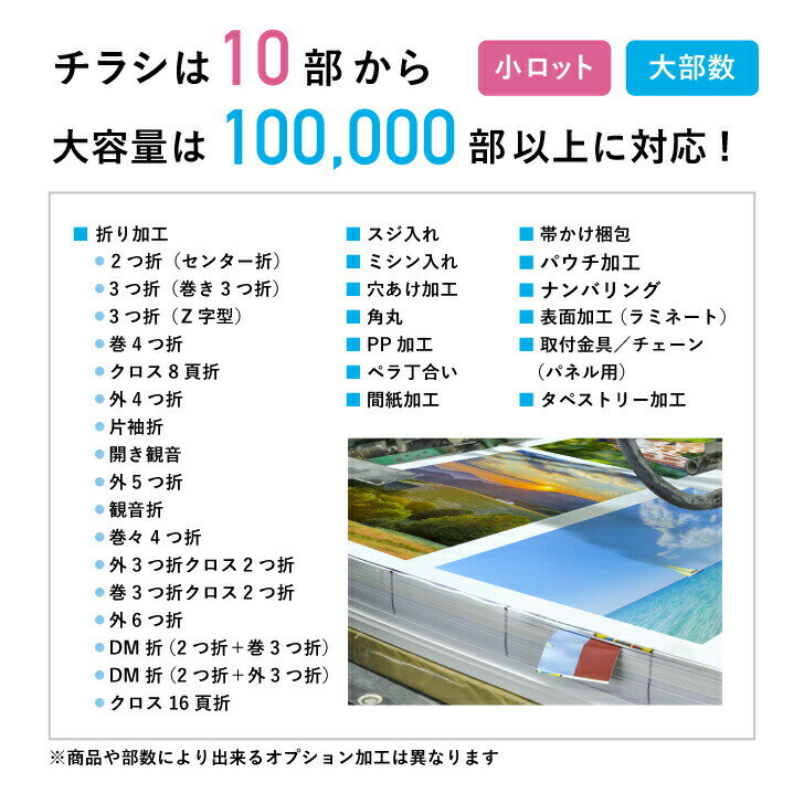 チラシ 印刷 100枚 A4( B5・変形可)...の紹介画像3