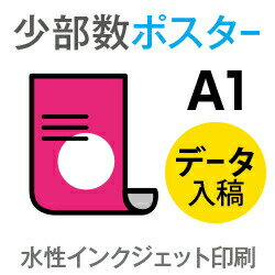 データ印刷 データ出力 ネット印刷 出力 3枚■【ポスター／インクジェット印刷】 A1サイズ／光沢フォト紙／1日後出荷／出力のみ