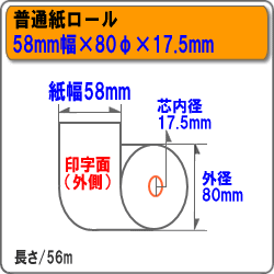 �����(���̻�)�쥸������58mm��80�����17.5mm100�����쥸������ ������ڡ��ѡ�