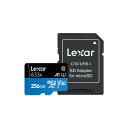 【新品】256GB microSDXCカード マイクロSD Lexar レキサー Class10 UHS-1 U3 R:100MB/s SDアダプタ付 海外リテール(転送速度 100MB/s SDアダプタ付)