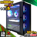【VRAM16GB! 国内生産 新品 マラソン価格!】ゲーミングPC 本体のみ デスクトップパソコン 14世代 Corei5 RX9060XT Windows1...