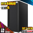 【最短で当日発送!国内生産 新品 最安値に挑戦!】ゲーミングPC デスクトップパソコン RTX4060 パソコン 第12世代 Intel Corei5 1240...