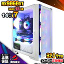 【VRAM16GB! 国内生産 新品 マラソン値引中!】ゲーミングPC 本体のみ デスクトップパソコン 14世代 Corei7 RX9060XT Windows11 SSD1TB パソコン メモリ 32GB ゲーミングパソコン ゲーミング ゲーム デスクトップPC 高スペック 安い eスポーツ おしゃれ ゲーム