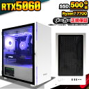 【最短で当日発送!国内生産 新品 マラソン価格!】ゲーミングPC デスクトップパソコン RTX5060 パソコン Ryzen7 7700 Windows11 1...