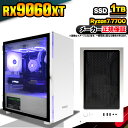 【最短で当日発送!国内生産 新品 最安値に挑戦!】ゲーミングPC 本体のみ デスクトップパソコン AMD Ryzen7 7700 RX9060XT Windows11 SSD1TB パソコン メモリ 32GB ゲーミングパソコン ゲーミング ゲーム デスクトップPC 高スペック 安い eスポーツ おしゃれ ゲーム